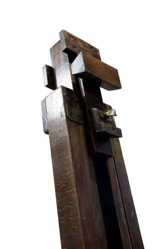 An Oak Artists Easel Circa 1850