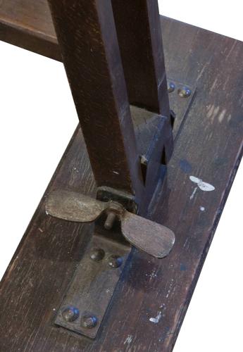 An Oak Artists Easel Circa 1850
