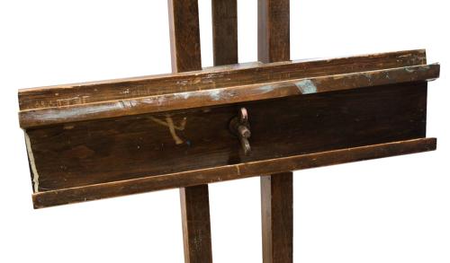 An Oak Artists Easel Circa 1850