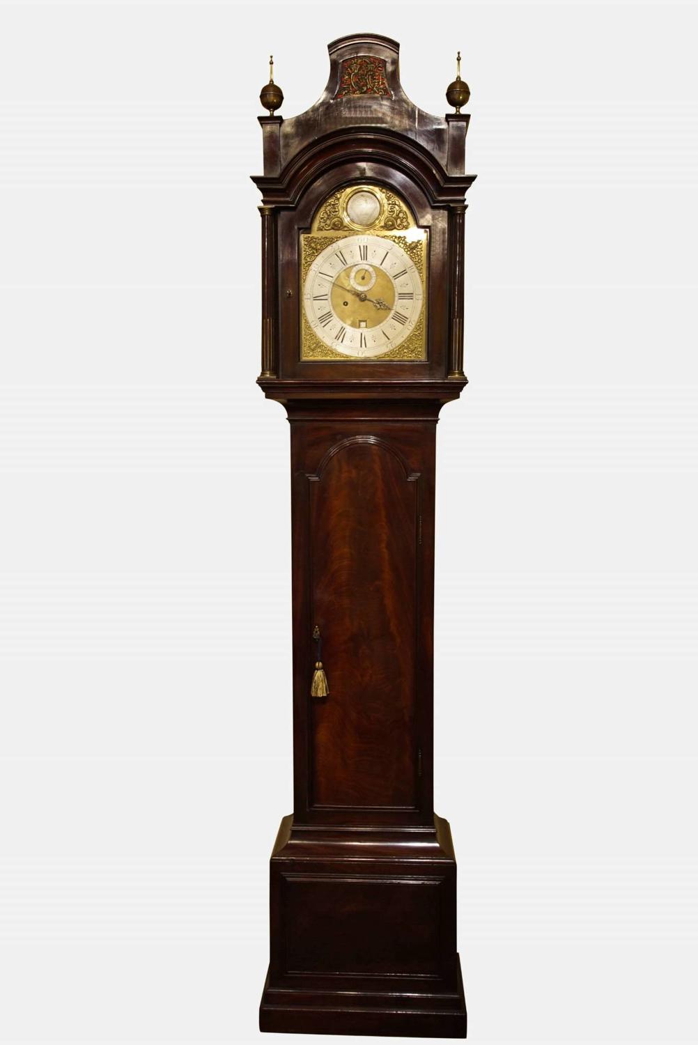 A Fine Mahogany 8 Day Longcase Clock