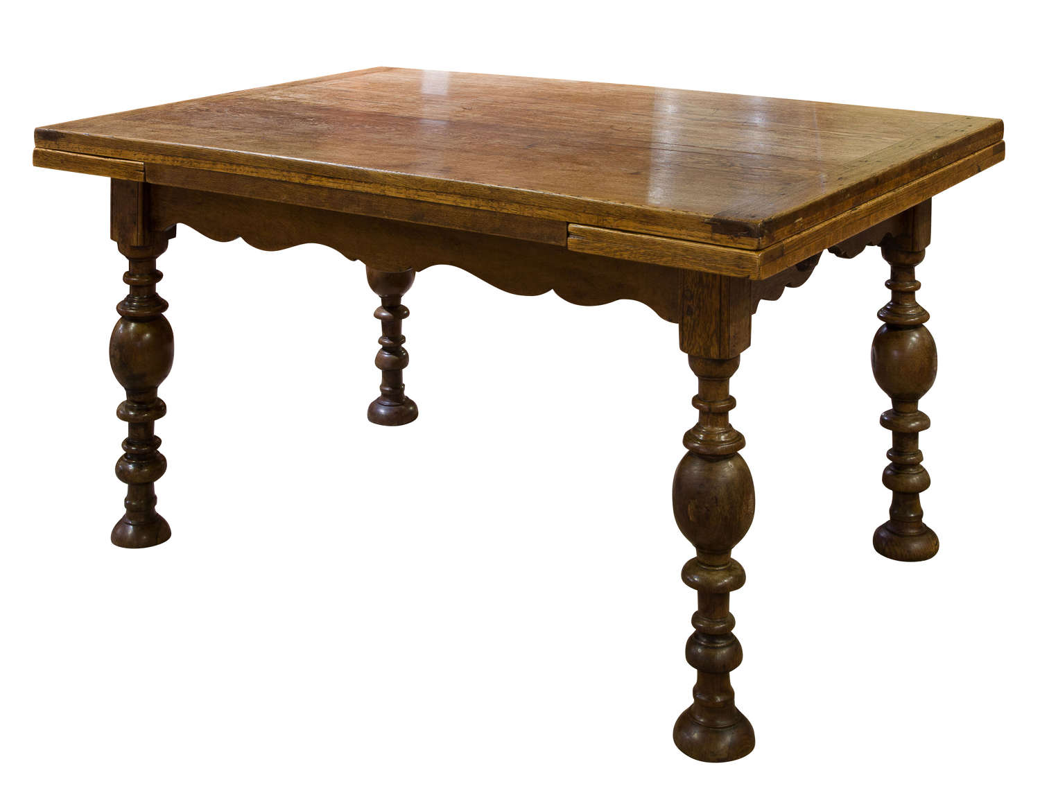 An Oak Carolean Style Refectory Table