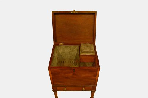 Geo III Mahogany Cellaret on Stand