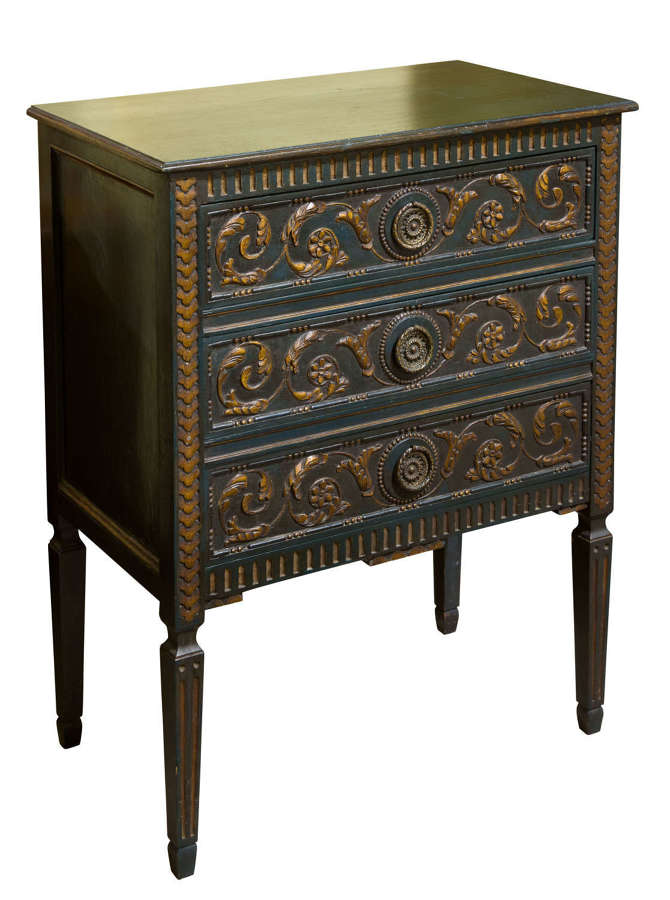 Italian 3 Drawer Commodino Chest