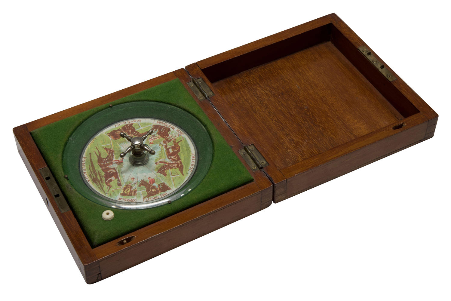 Victorian Mahogany Cased Horse Racing Game
