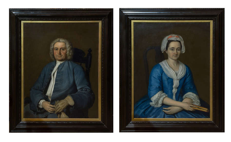 Pair of Fine Late 18thc Oil Paintings