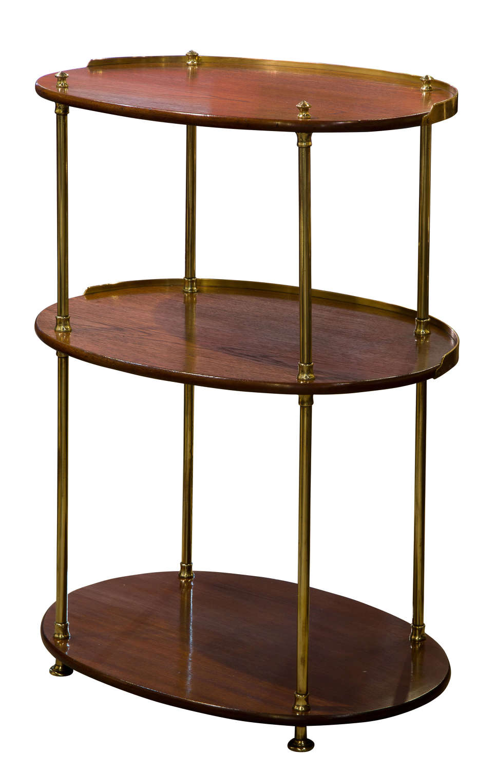 19th Century Teak & Brass Mounted Campaign table