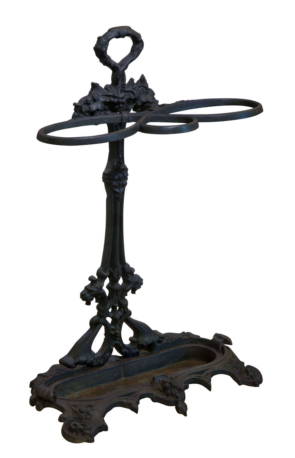 A Handsome Victorian Cast Iron Stick Stand