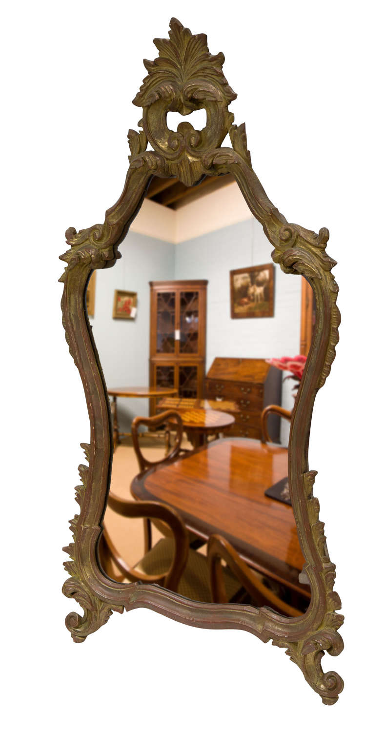 Late 18thc French Giltwood Mirror c1780-1800