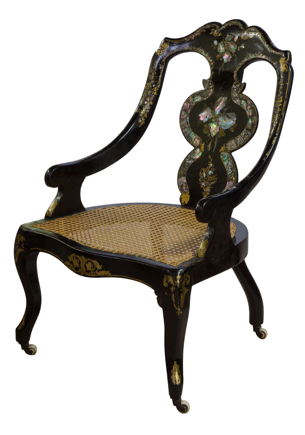 Victorian papier mache chair