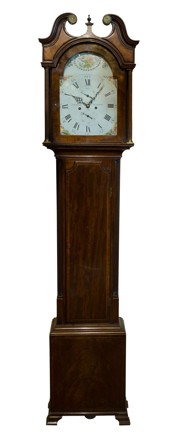 Mahogany 8 Day Scottish Longcase Clock