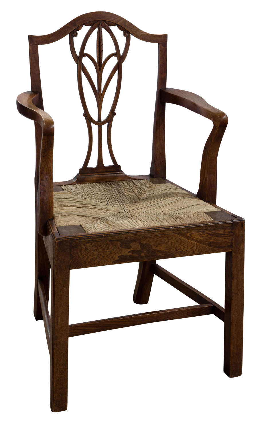 Georgian Elm Arm Chair