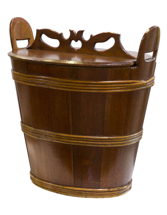 19th Century North European Oval Butter Tub