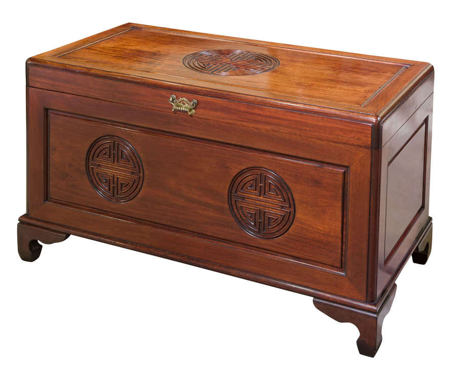 A Chinese Camphor Wood  Trunk c1920