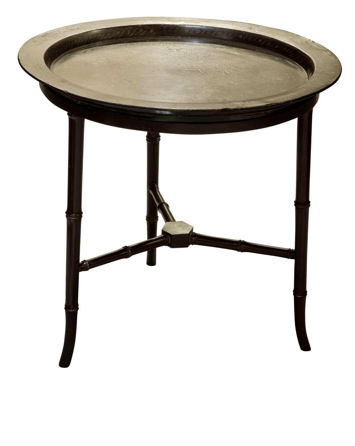 A Japaned Lacquered Occasional Table