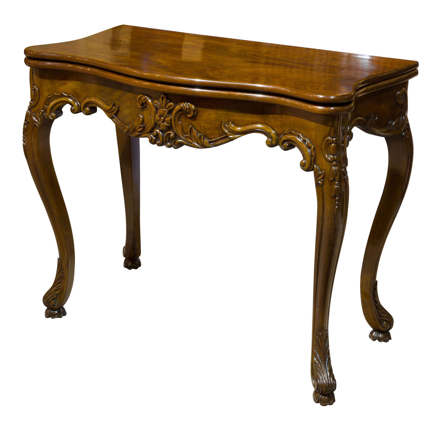 French fold-over card table