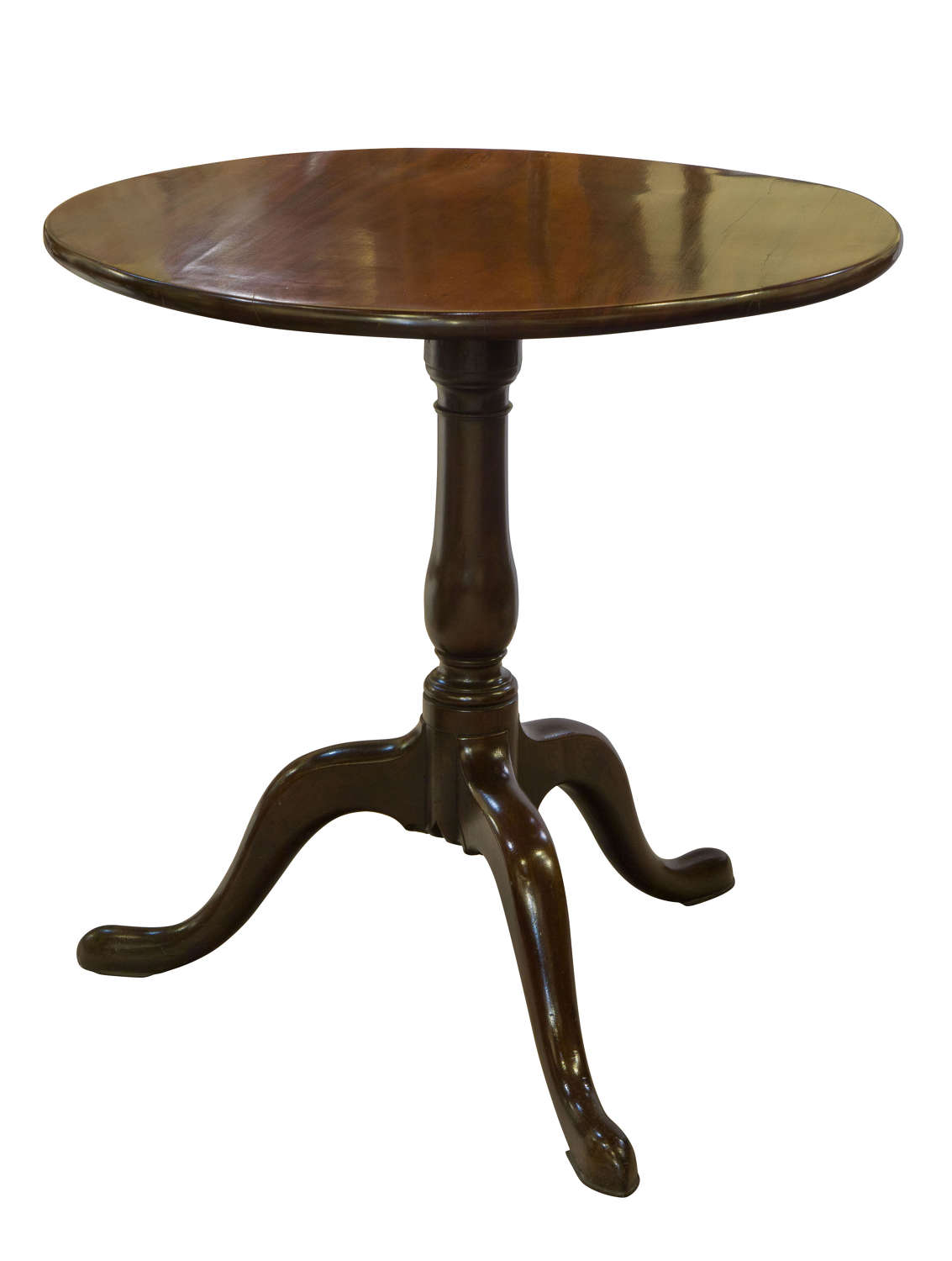 A George III Cuban mahogany tripod table