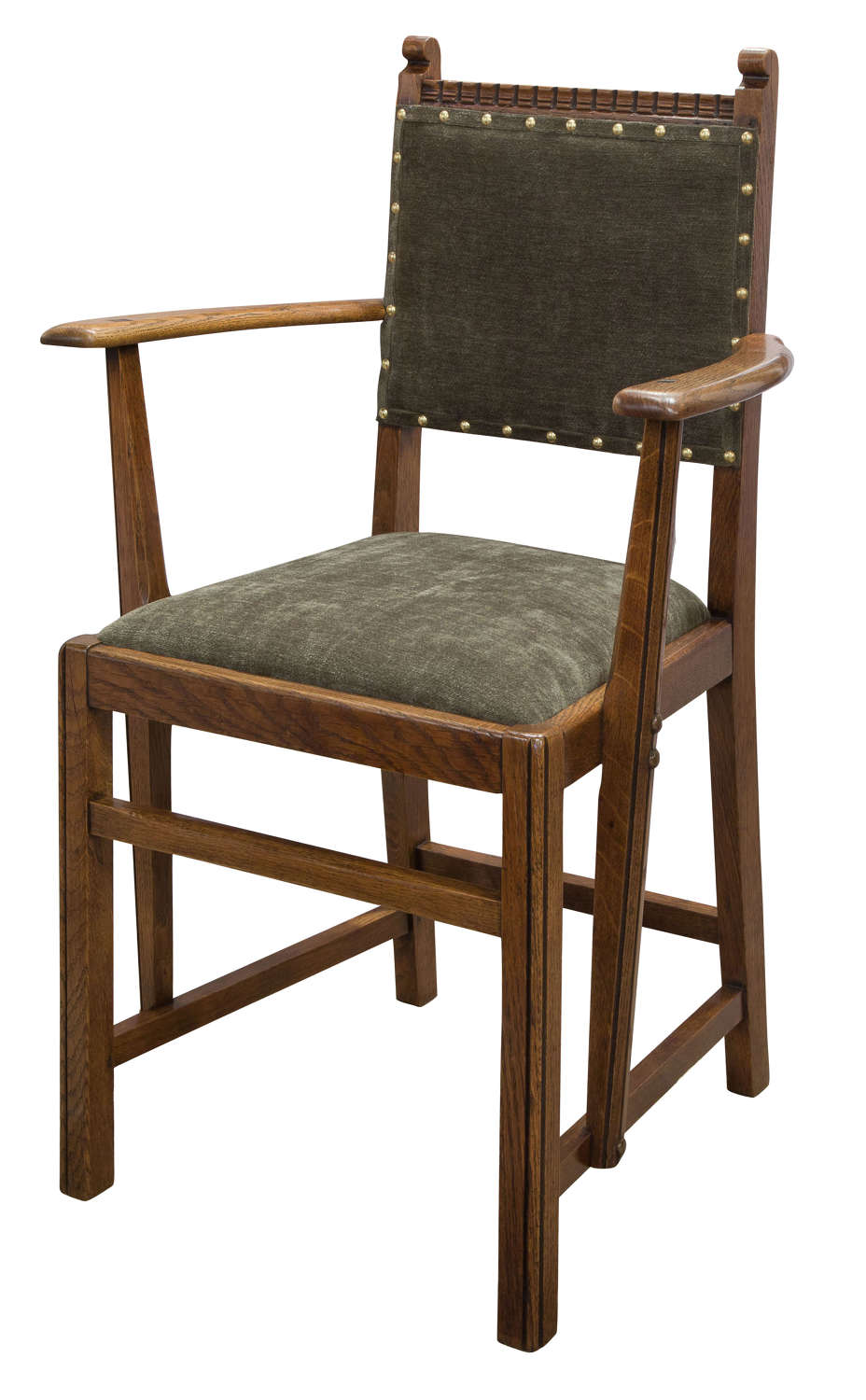 Arts & Crafts oak desk chair