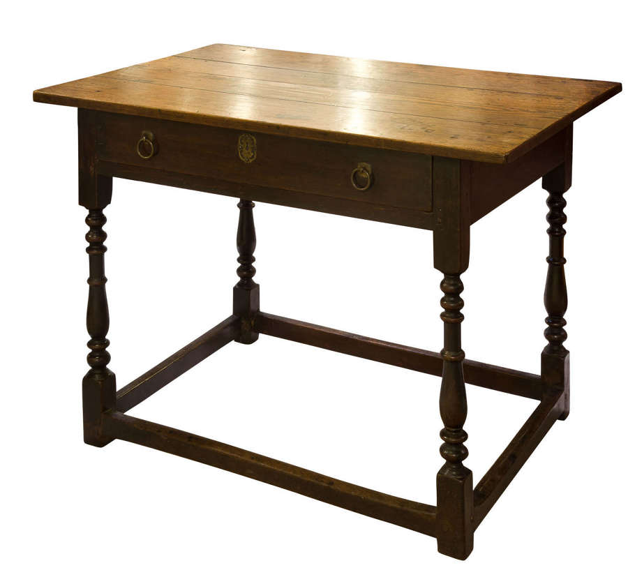 18thc oak side table