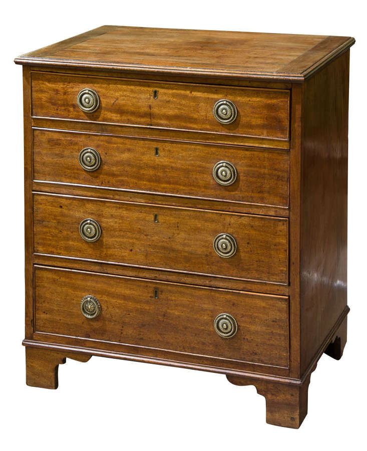 A Pretty Small early 19thCentury Mahogany Chest of Drawers