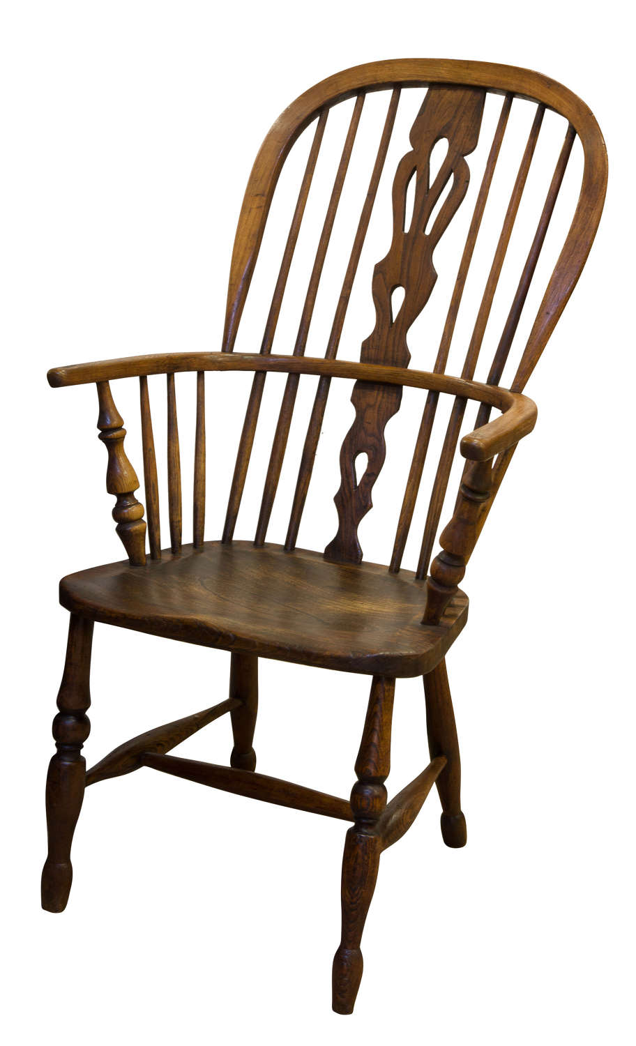 An Ash and Elm Hoop back Windsor Chair