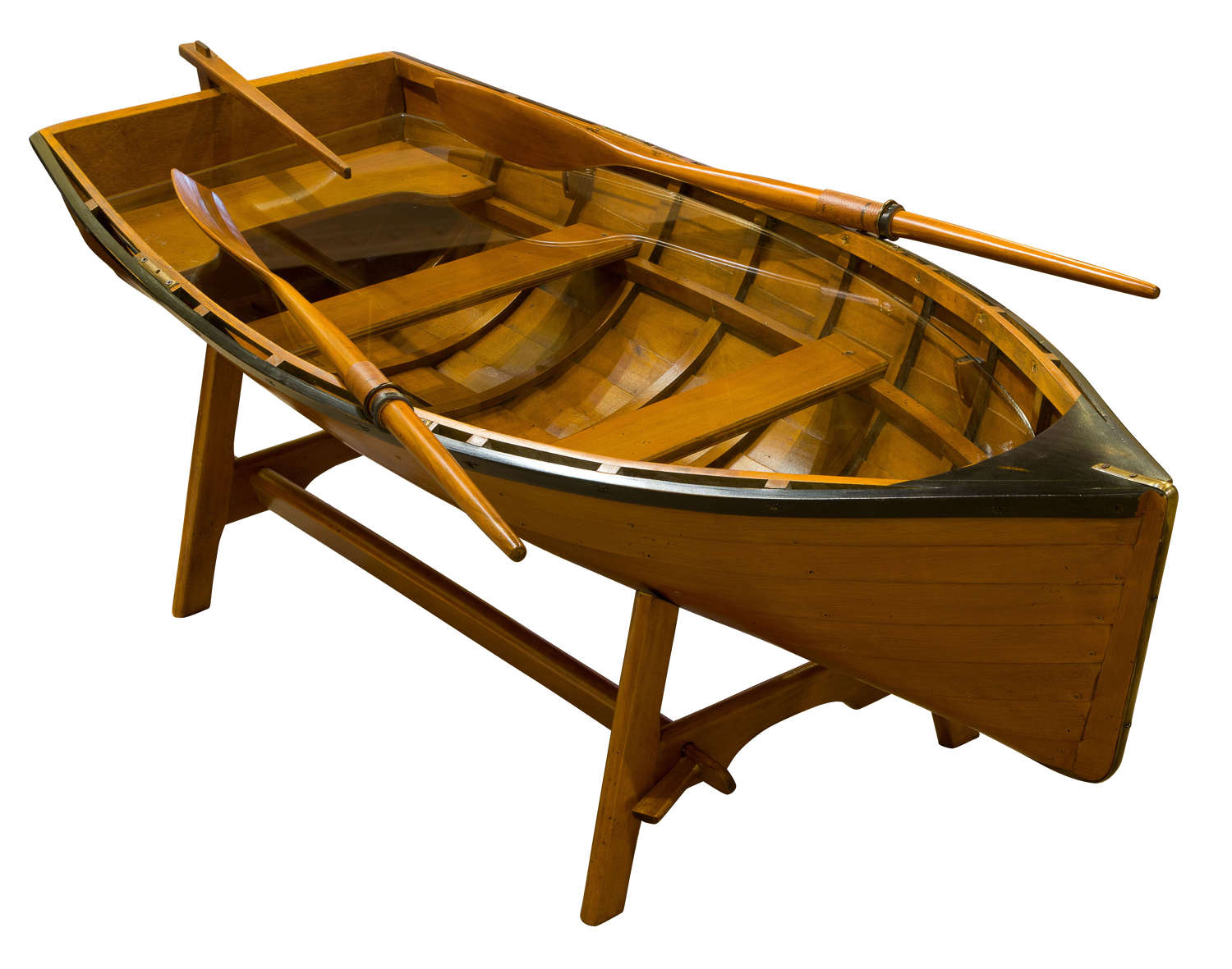 Model boat coffee table