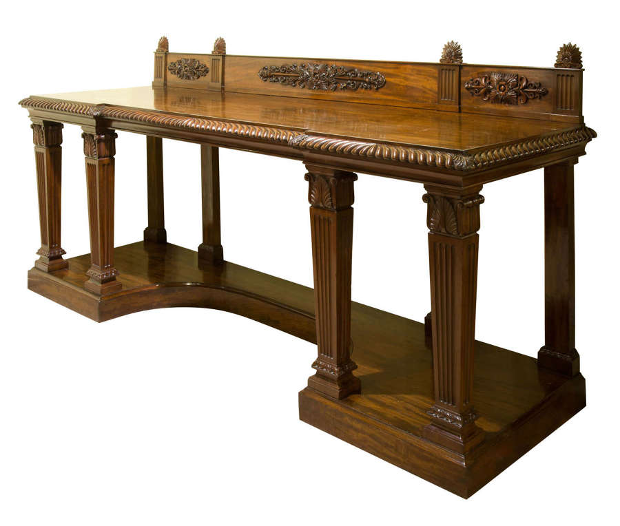 Regency period mahogany serving table