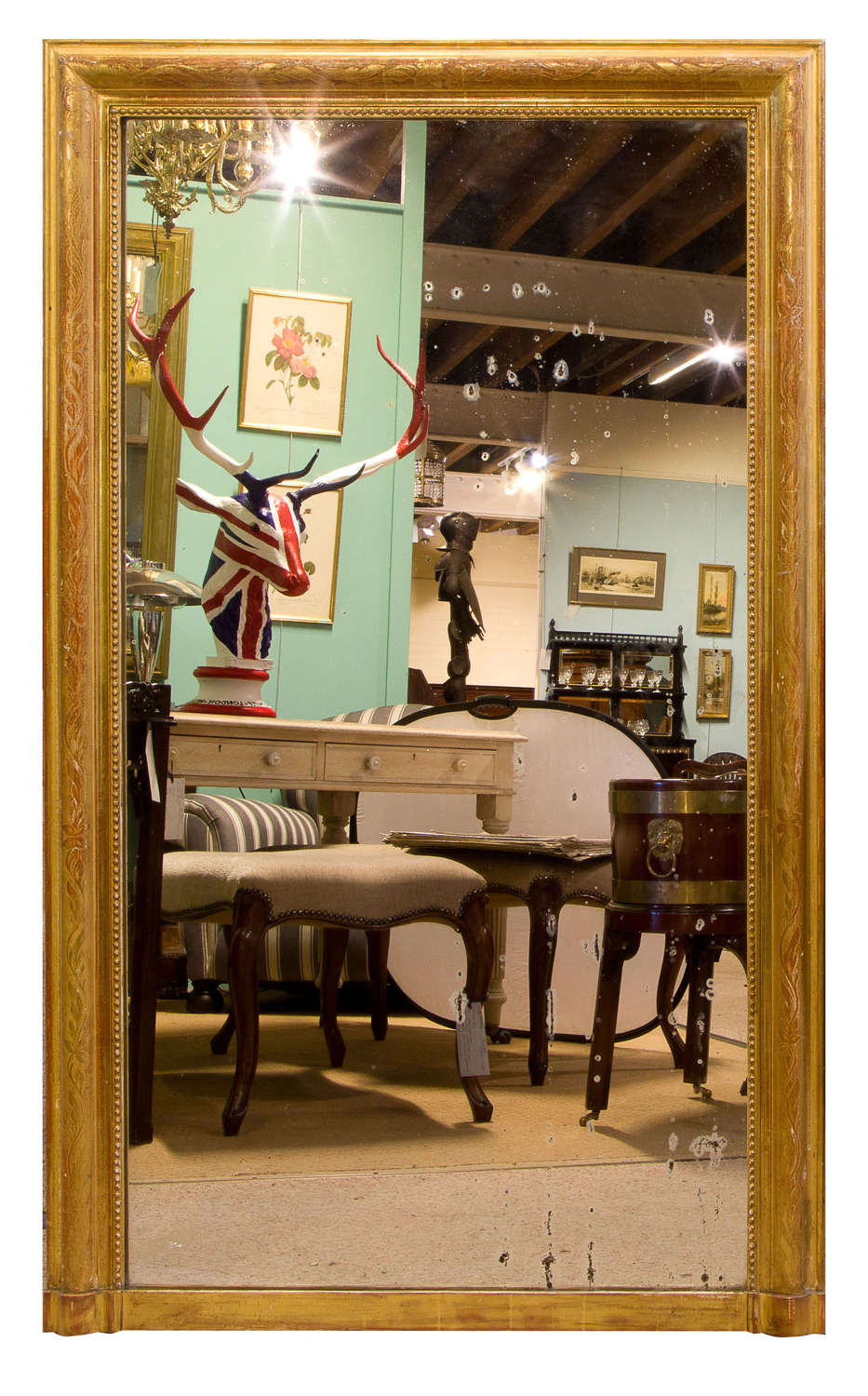 19thc French country house mirror