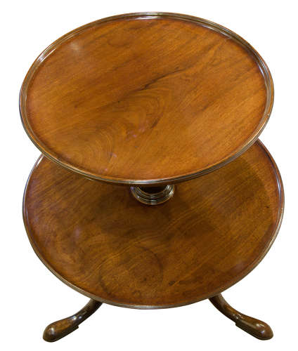 Georgian 2 tier tripod dumb waiter