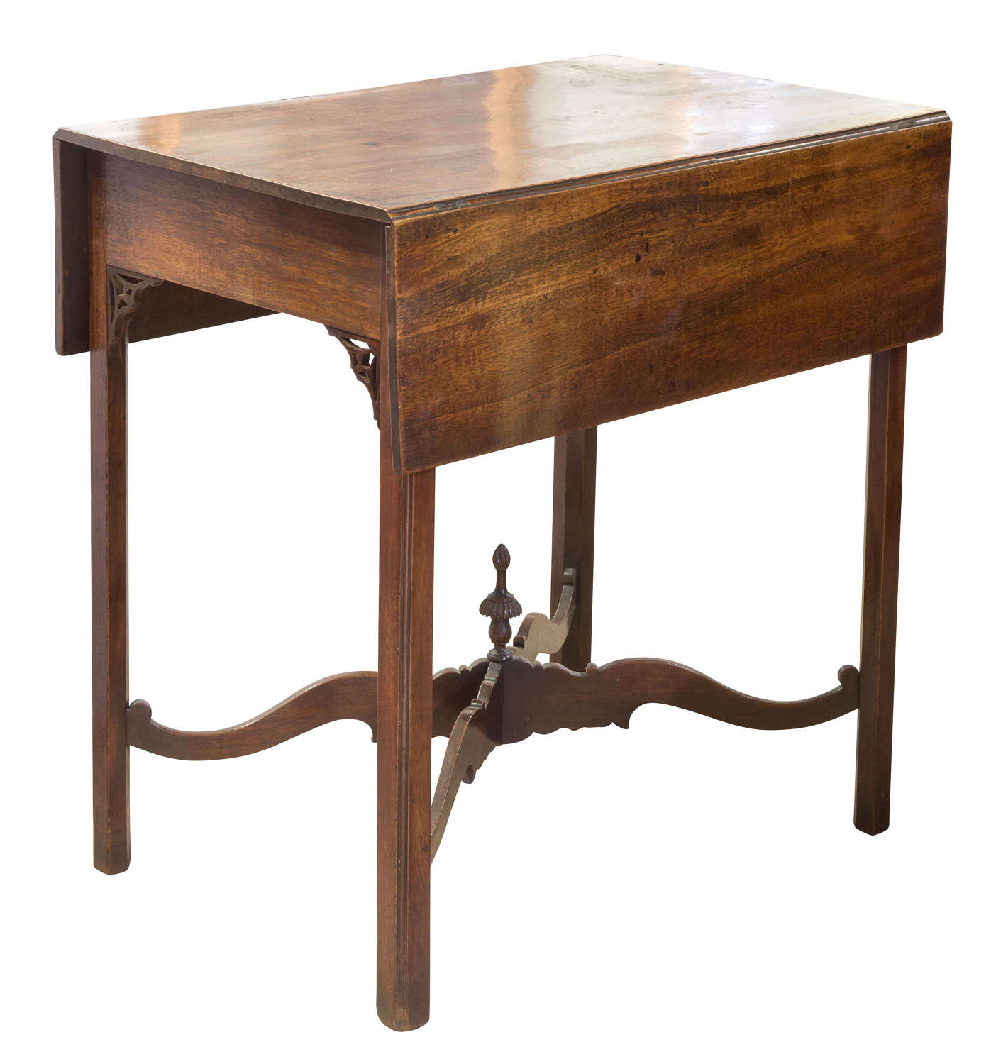 George II Cuban mahogany pembroke table