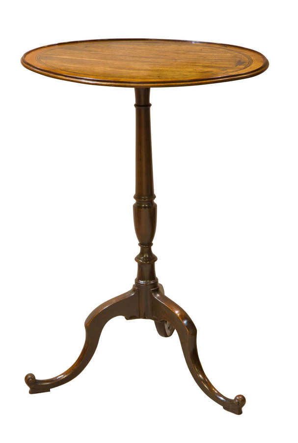 Fine Geo III mahogany wine table