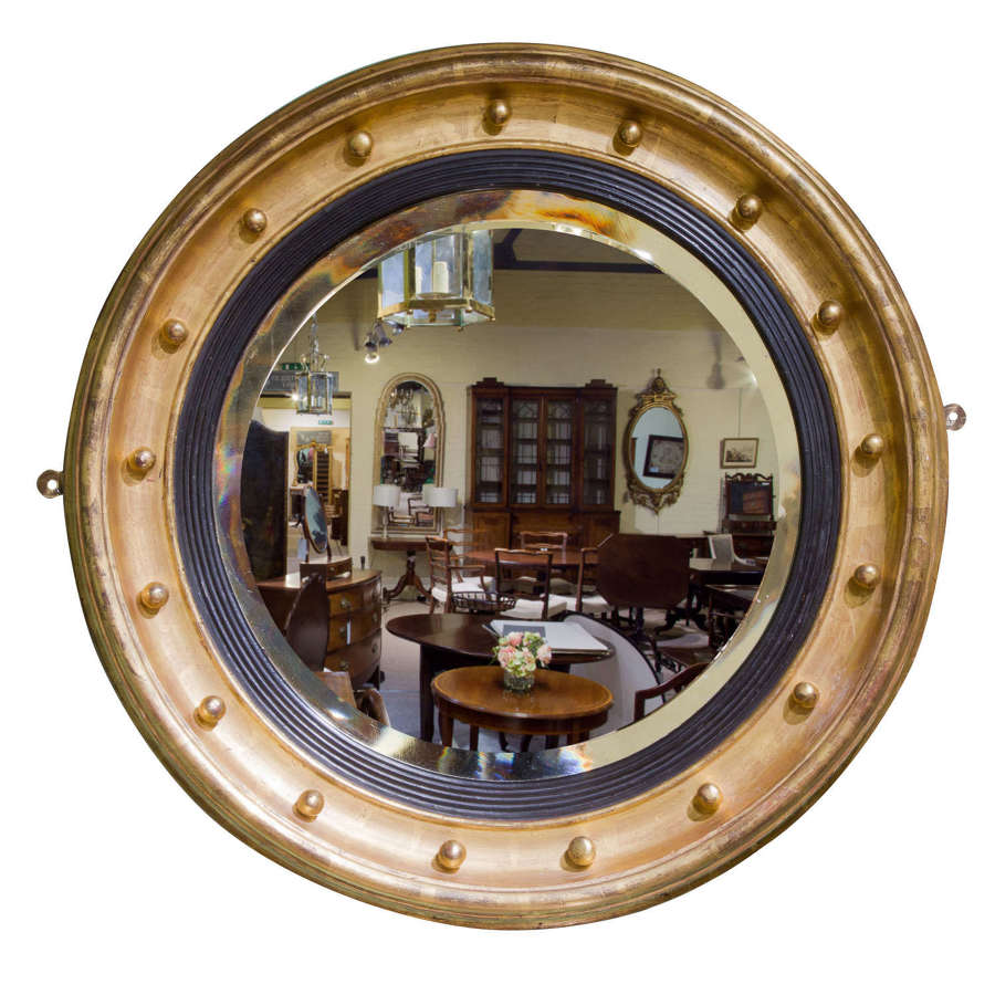 19thc circular mirror
