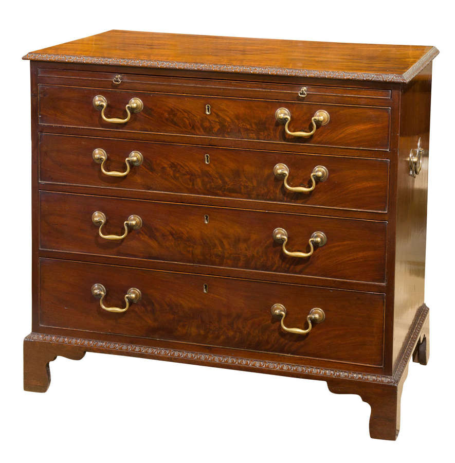 18thc mahogany chest of drawers