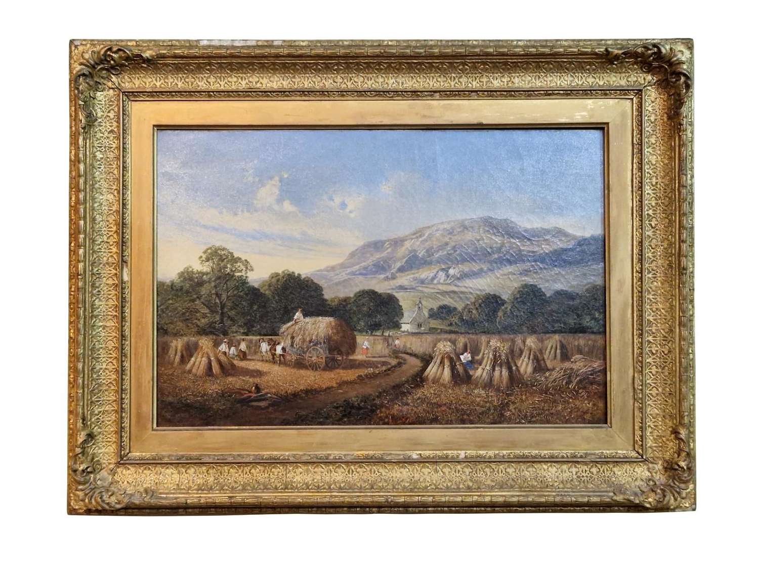 19th Century Oil on Canvas