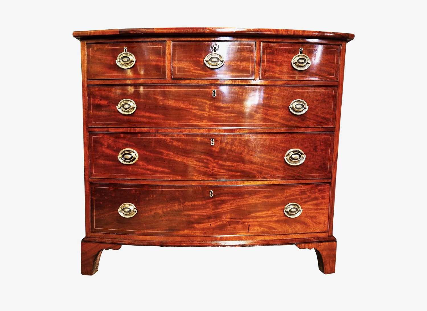 George III Bow-fronted Chest of Drawers