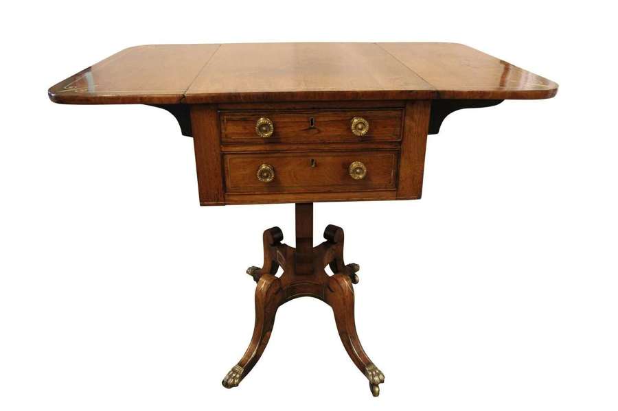 Beautiful Regency Period Sewing/Work Table