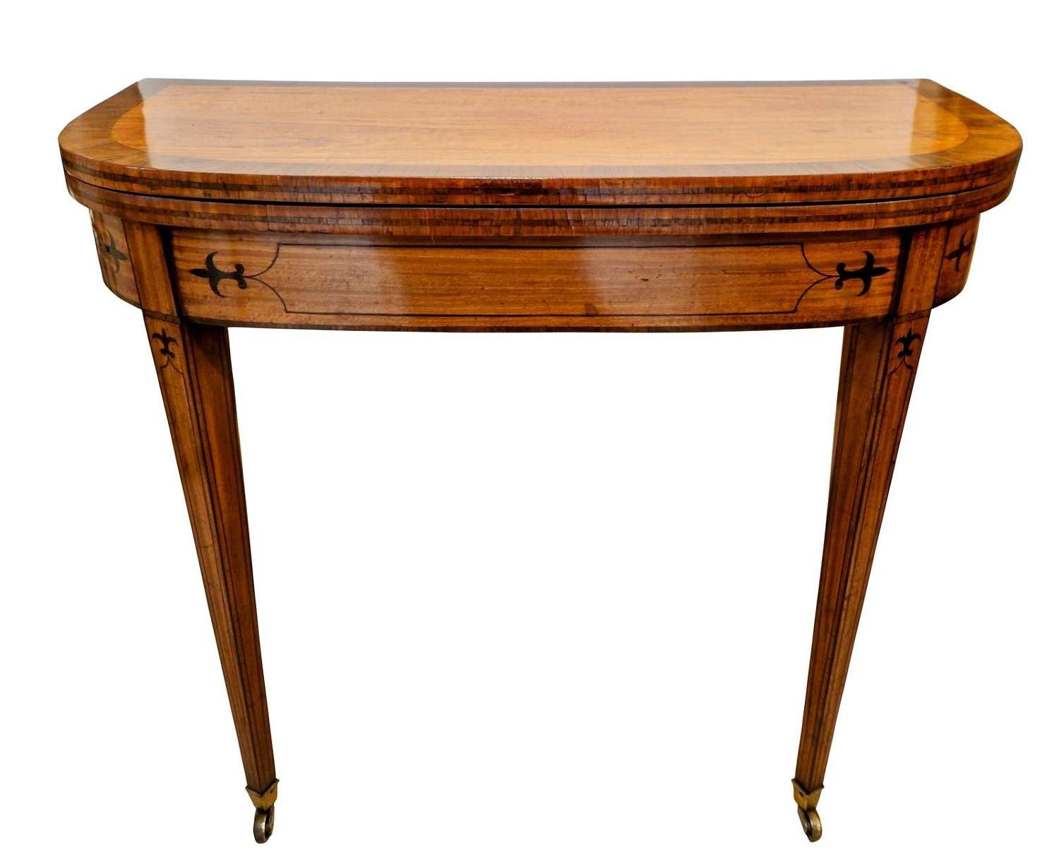 18th Century Satinwood Card Table