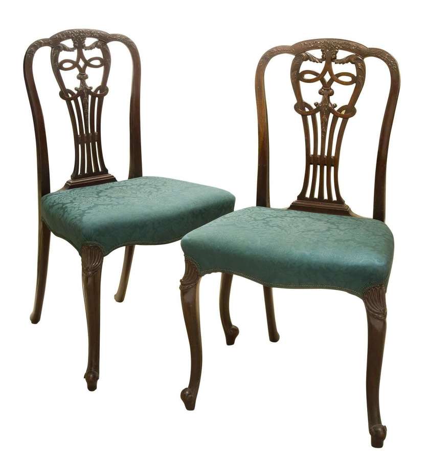 Pair of Hepplewhite Style Chairs