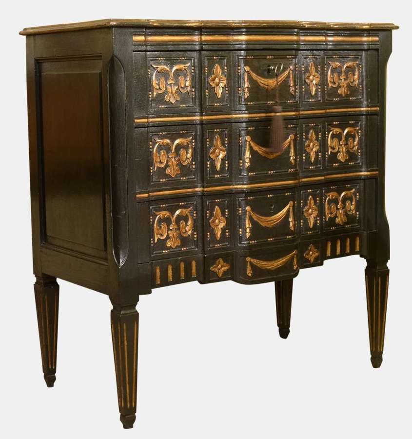 Continental Green Gold Commode c.1890