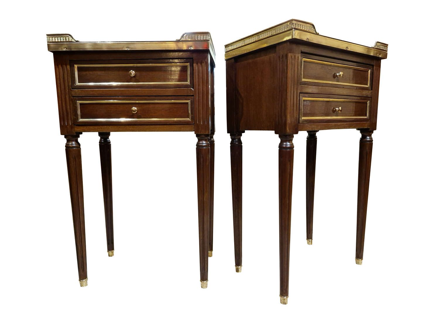 Pair of French Bedsides