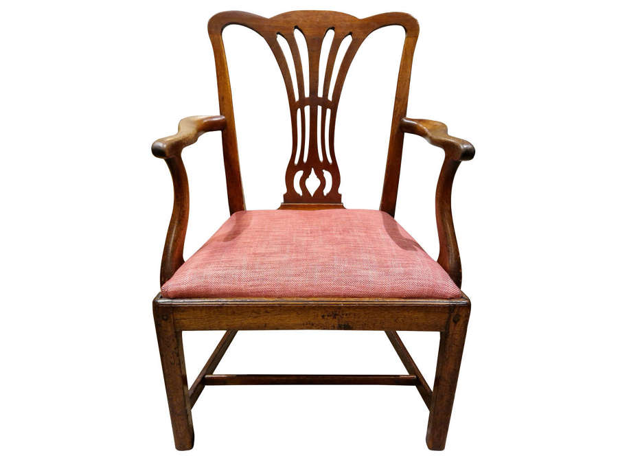 George III Mahogany Carver Chair