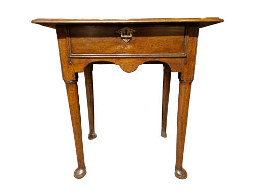 18thc Small Oak Side Table