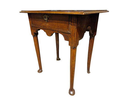 18thc Small Oak Side Table
