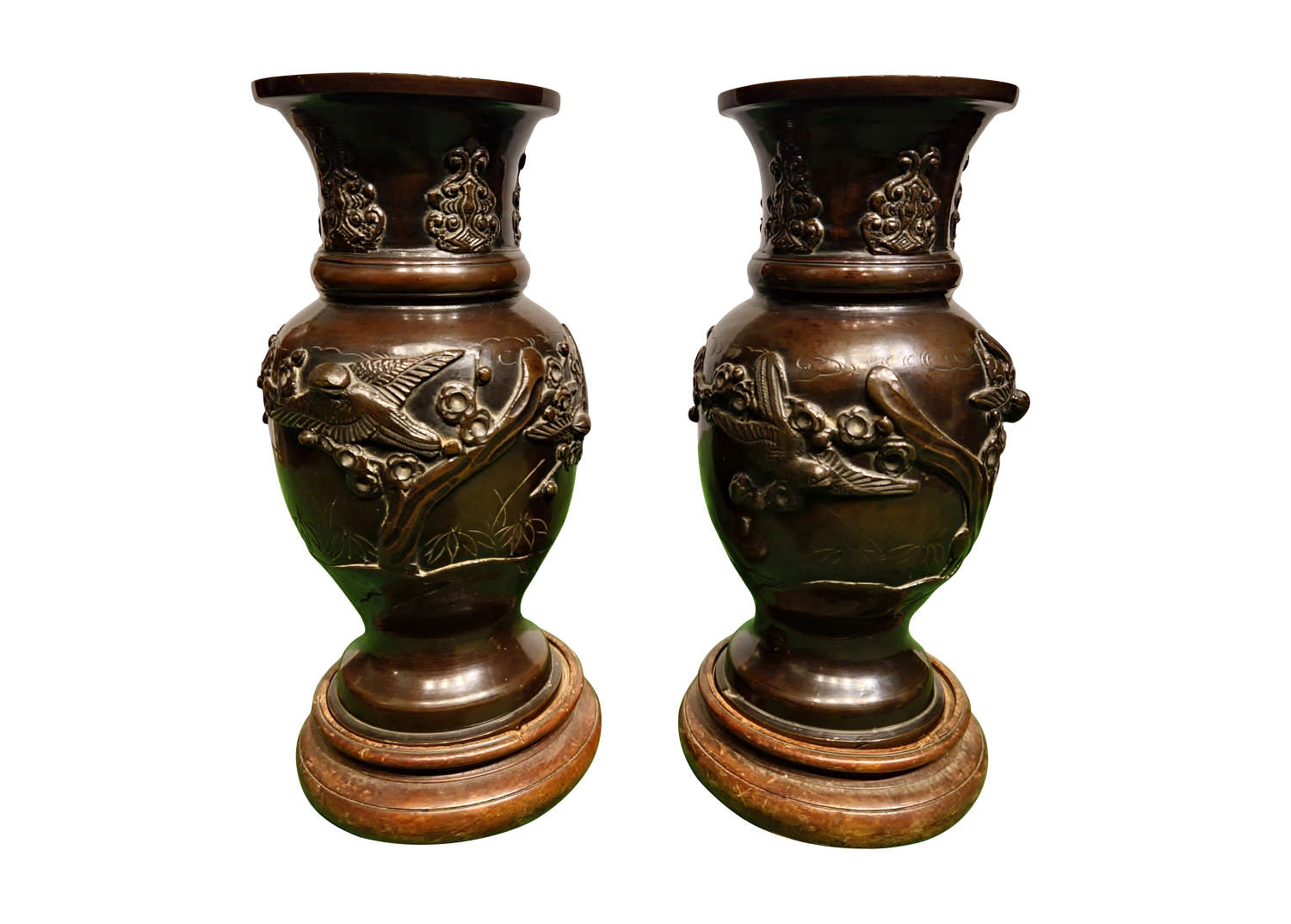 Pair of Decorative Japanese Vases