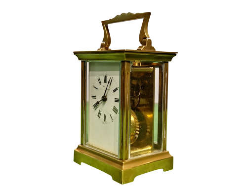 Brass Cased Carriage Carriage Clock
