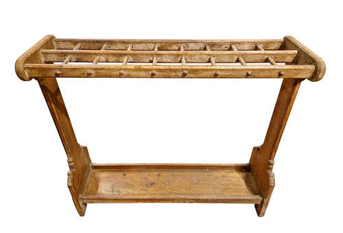 An Oak Gothic Revival Stick Stand