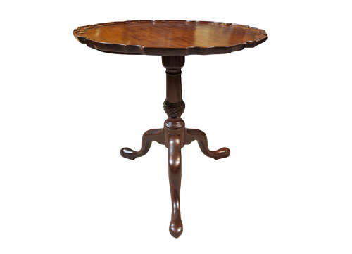 George III Mahogany Tilt Top Tripod Table