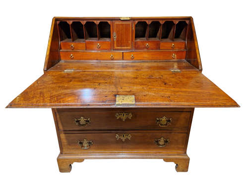 George III Mahogany Bureau
