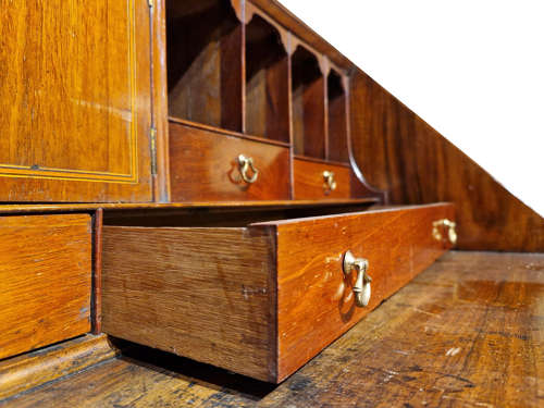 George III Mahogany Bureau