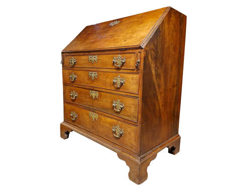 George III Mahogany Bureau