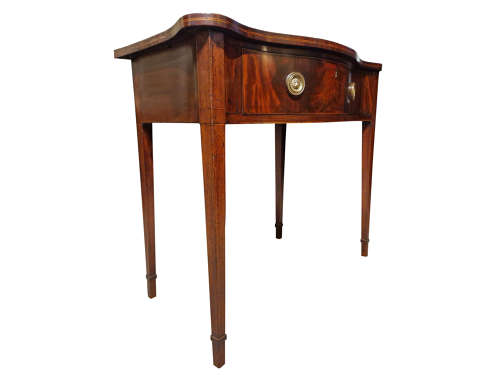 George III Serpentine Front Serving Table